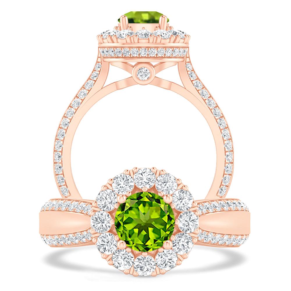 Rose Gold - Peridot