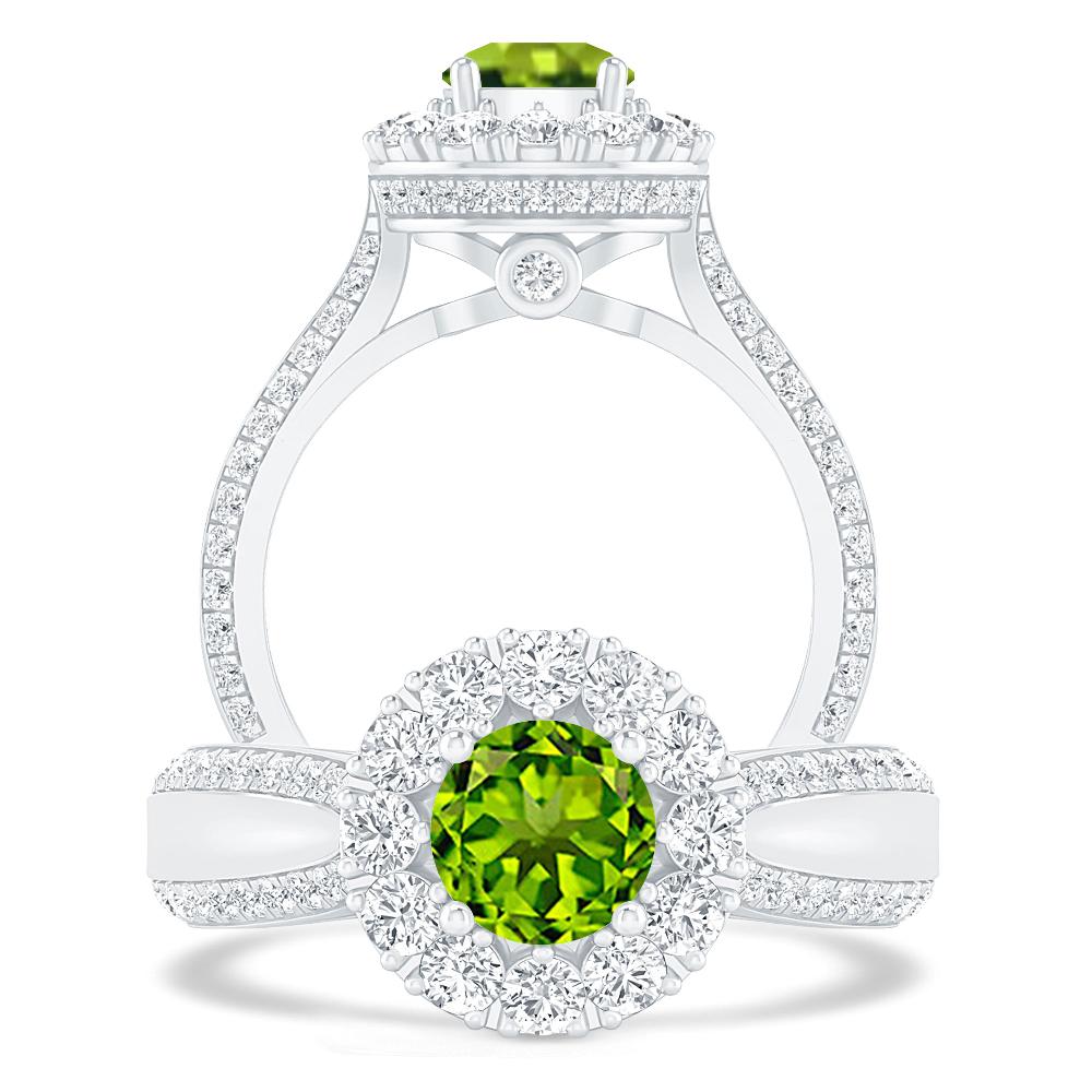 White Gold - Peridot