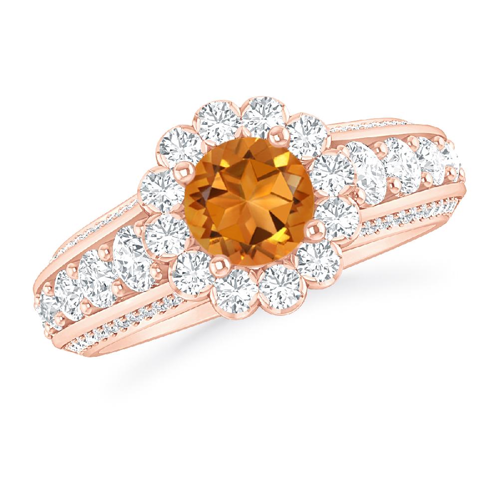 Rose Gold - Citrine