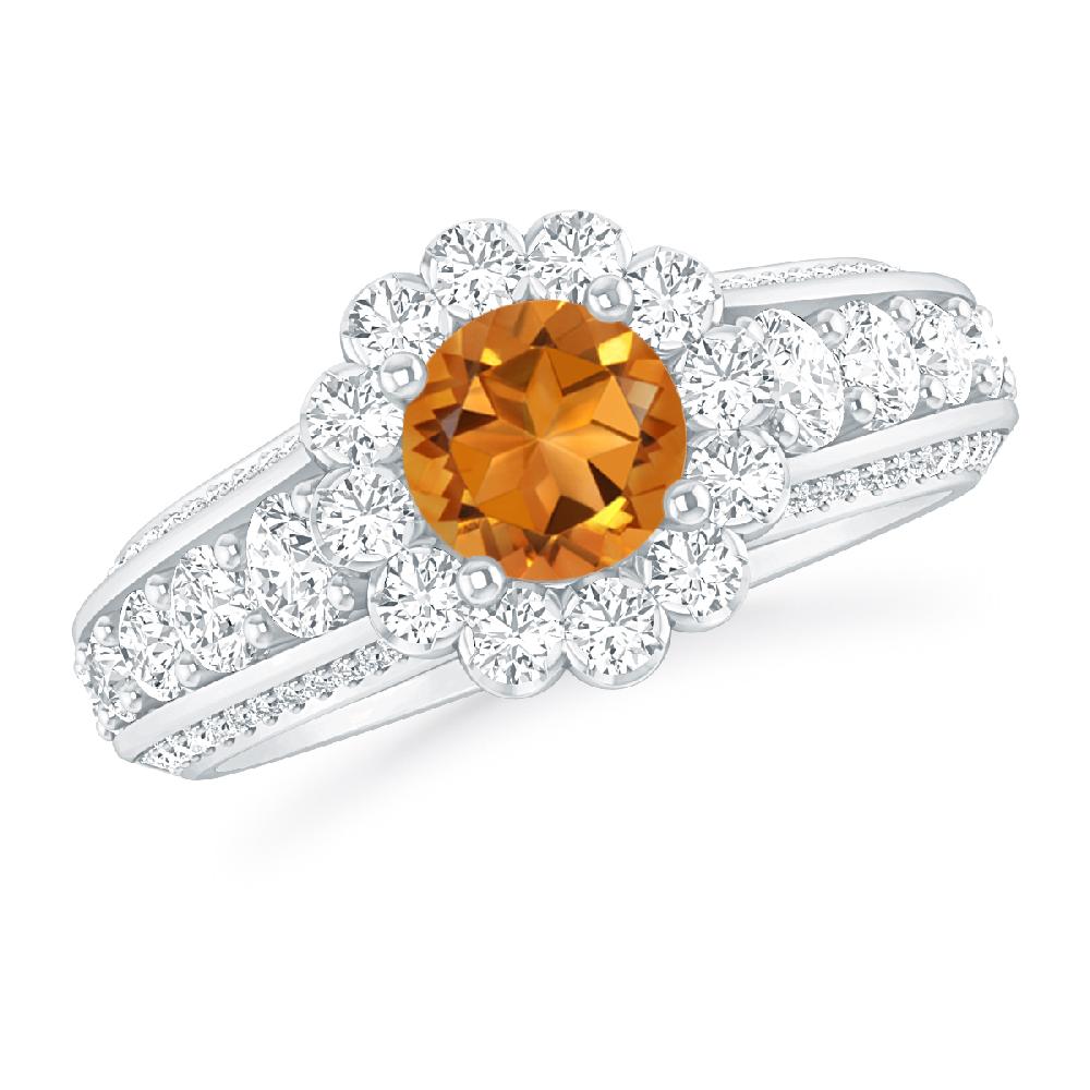 White Gold - Citrine