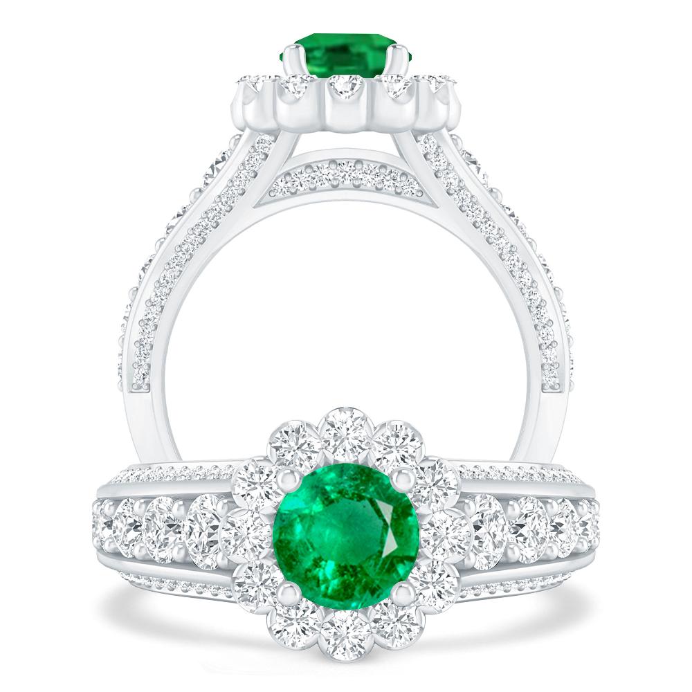 White Gold - Emerald