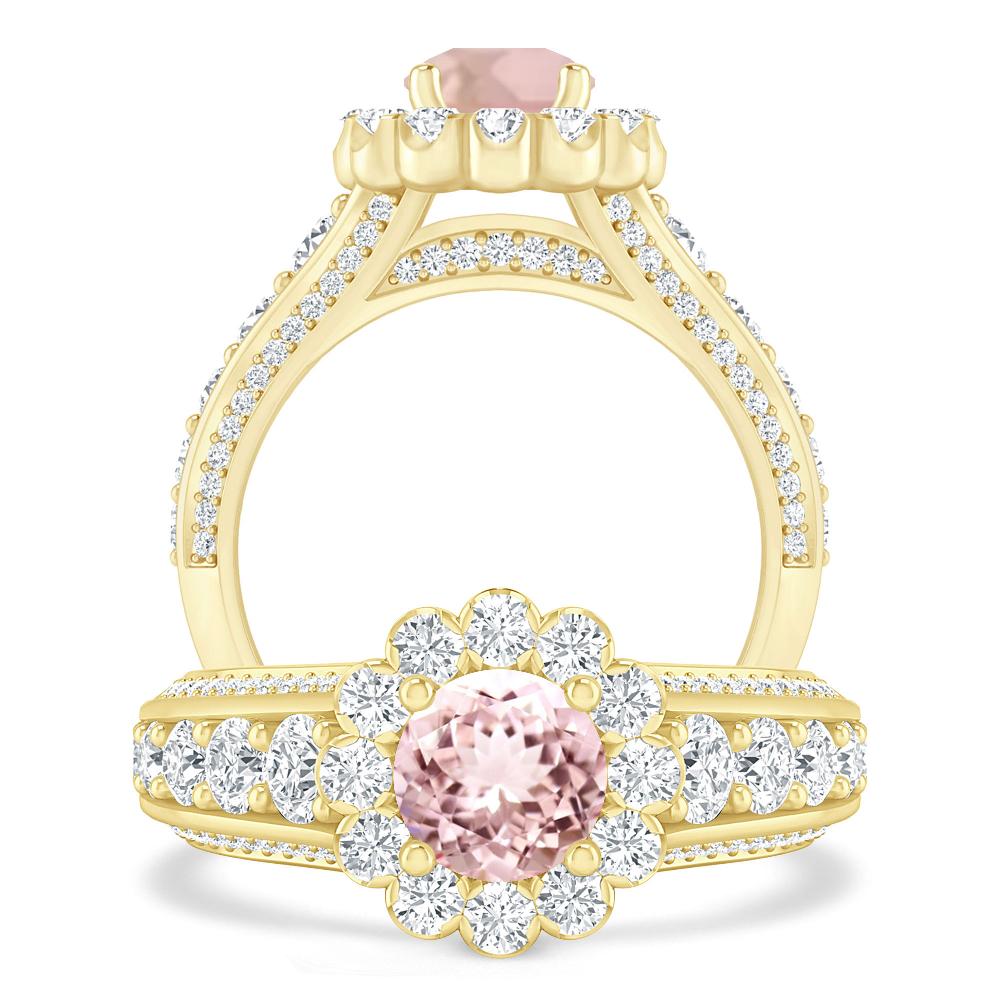 Yellow Gold - Morganite