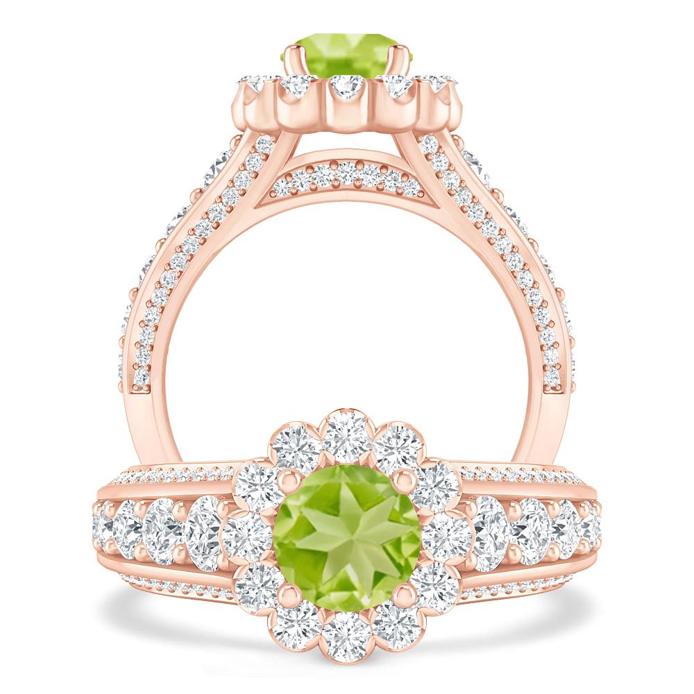 Rose Gold - Peridot