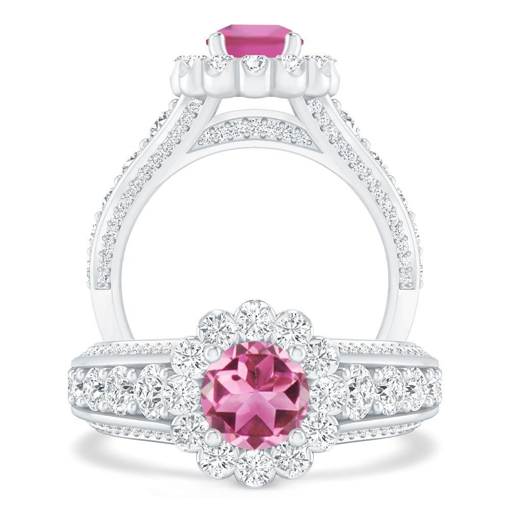 White Gold - Pink Tourmaline