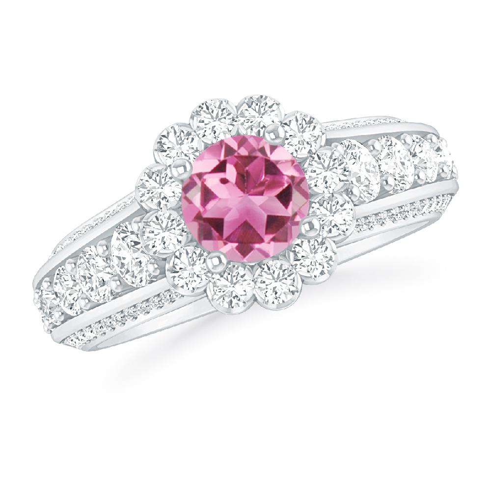 White Gold - Pink Tourmaline