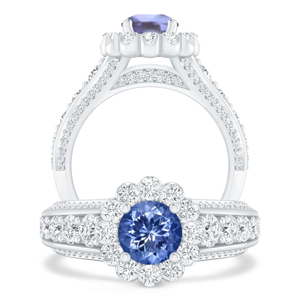 White Gold - Tanzanite