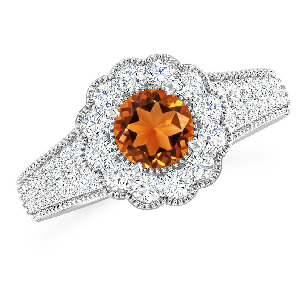 White Gold - Citrine