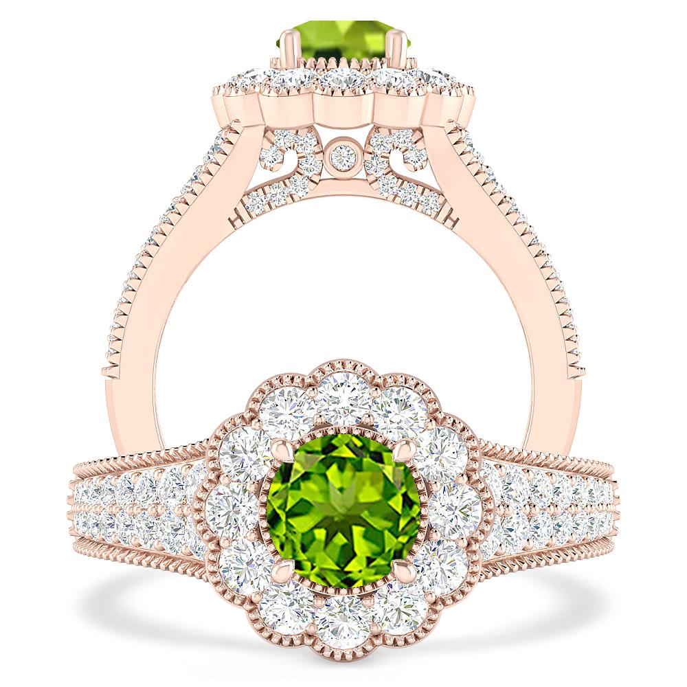 Rose Gold - Peridot