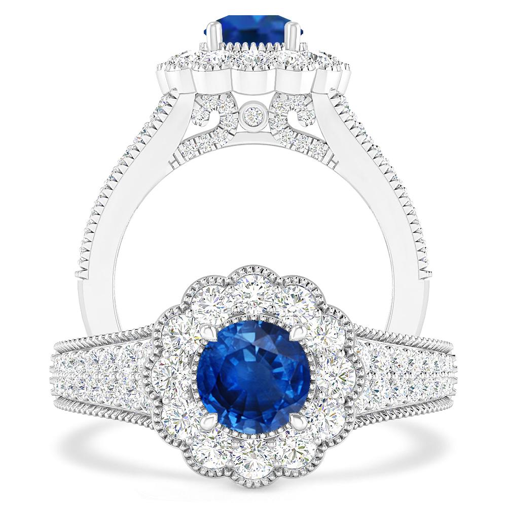 White Gold - Sapphire