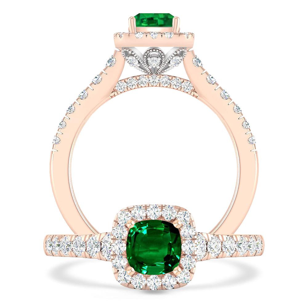 Rose Gold - Emerald