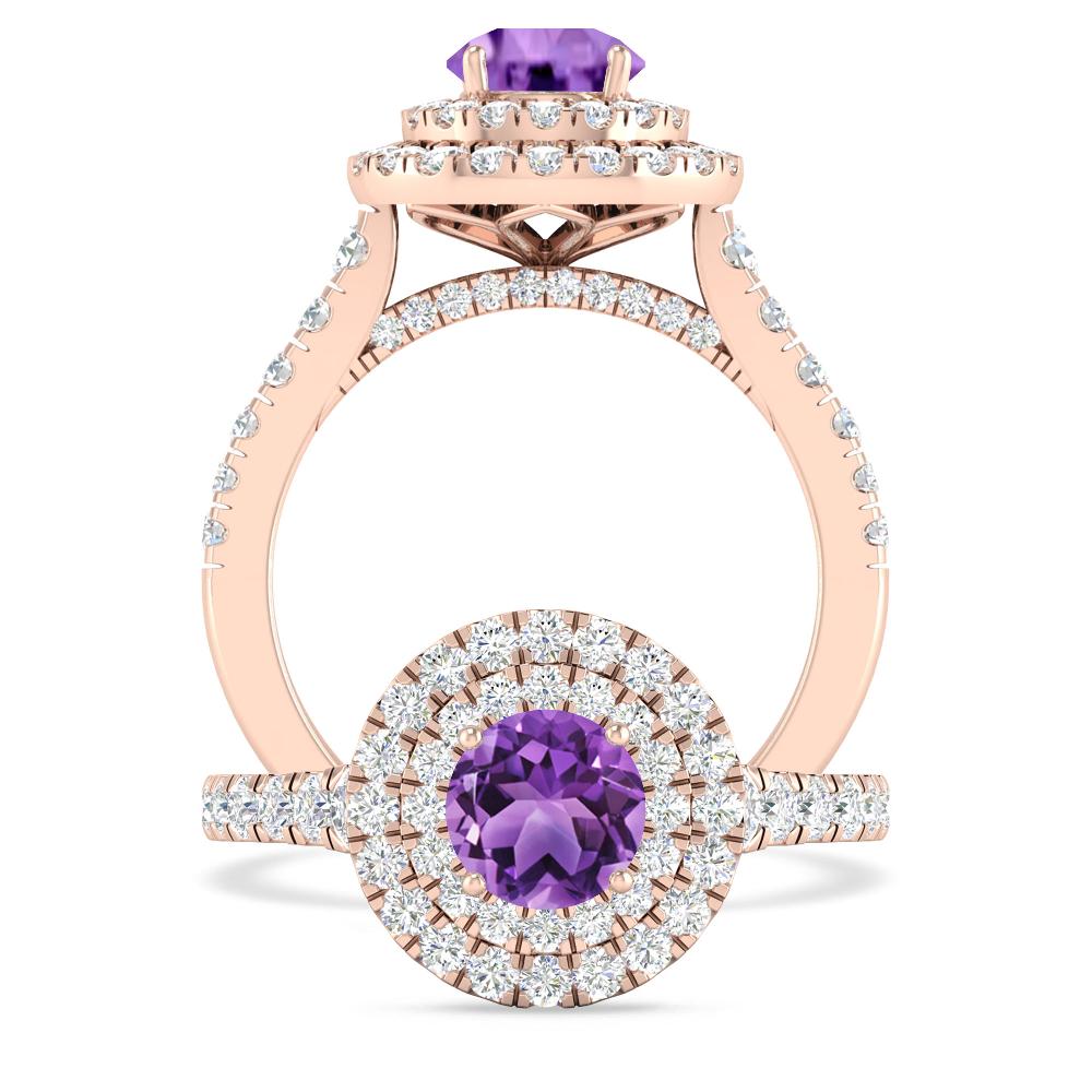 Rose Gold - Amethyst