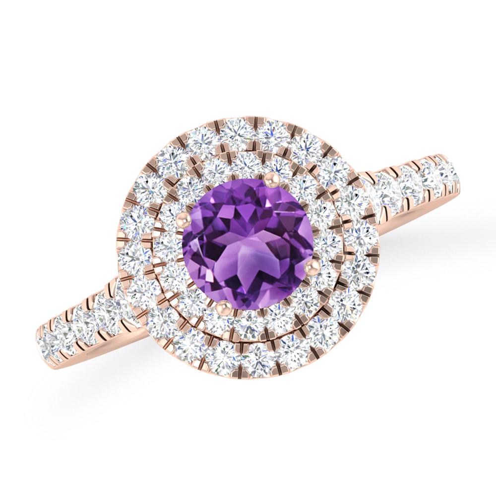 Rose Gold - Amethyst