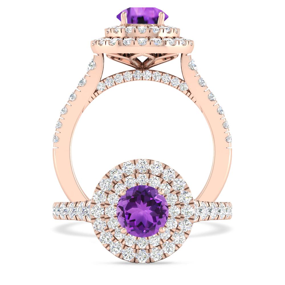 Rose Gold - Amethyst