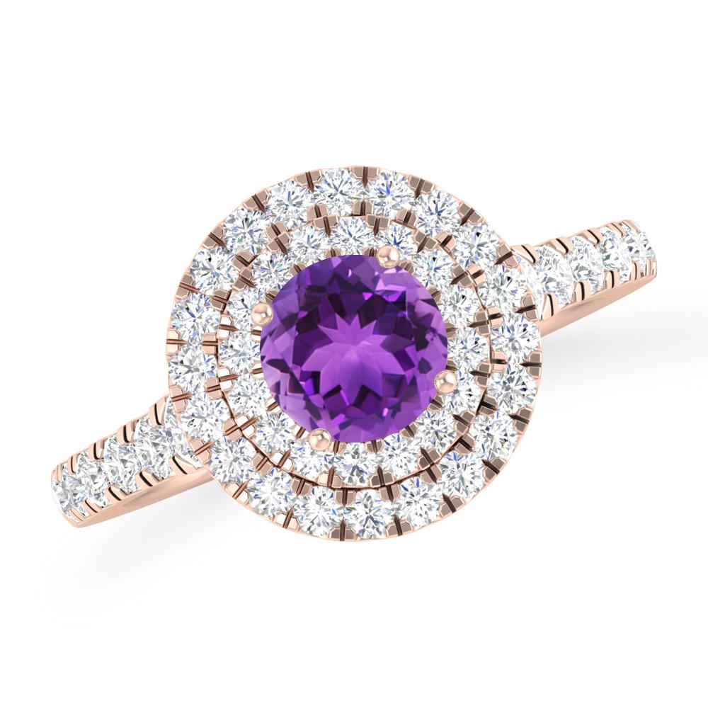 Rose Gold - Amethyst