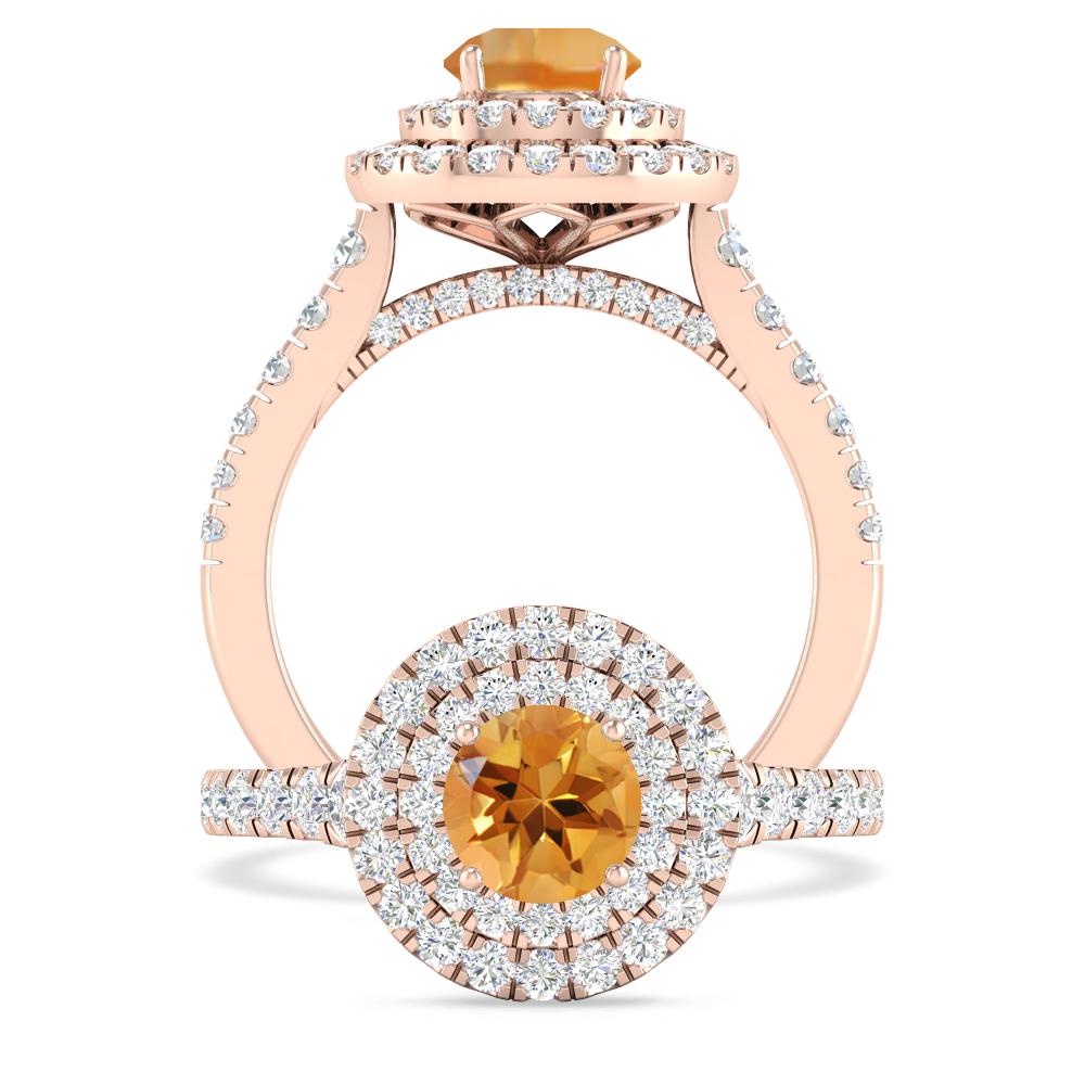 Rose Gold - Citrine