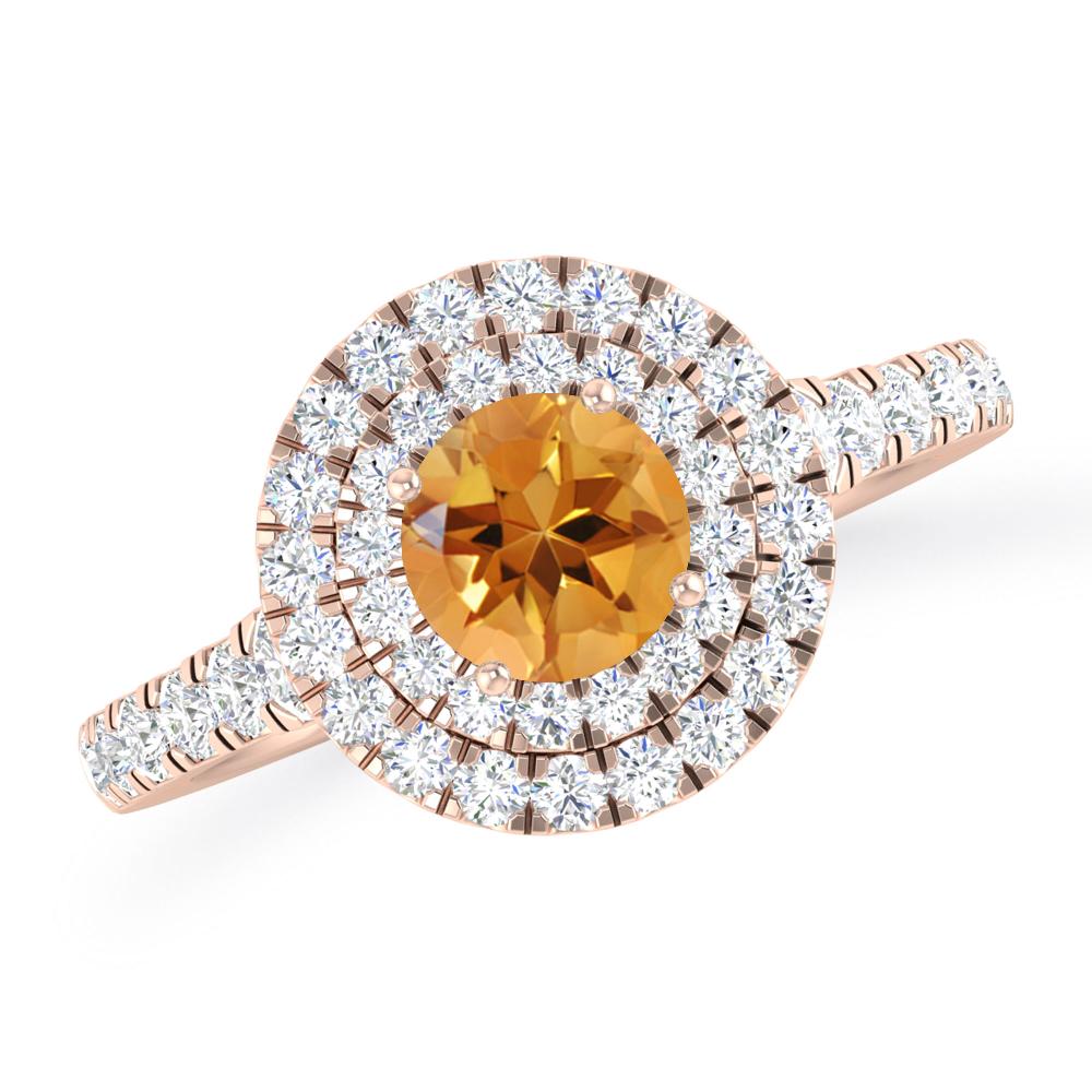 Rose Gold - Citrine