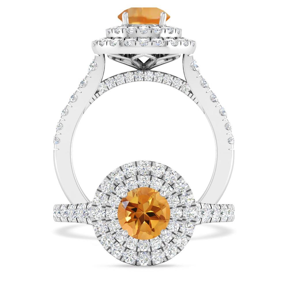White Gold - Citrine