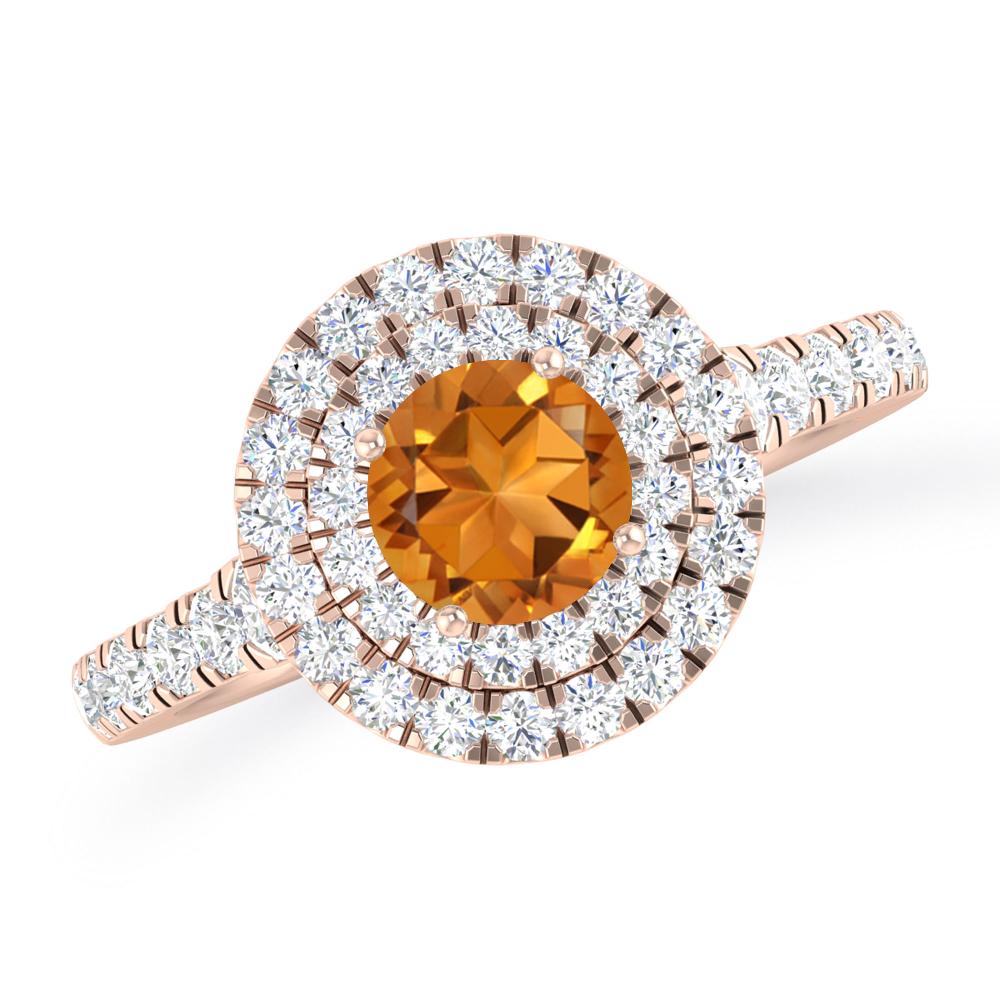 Rose Gold - Citrine