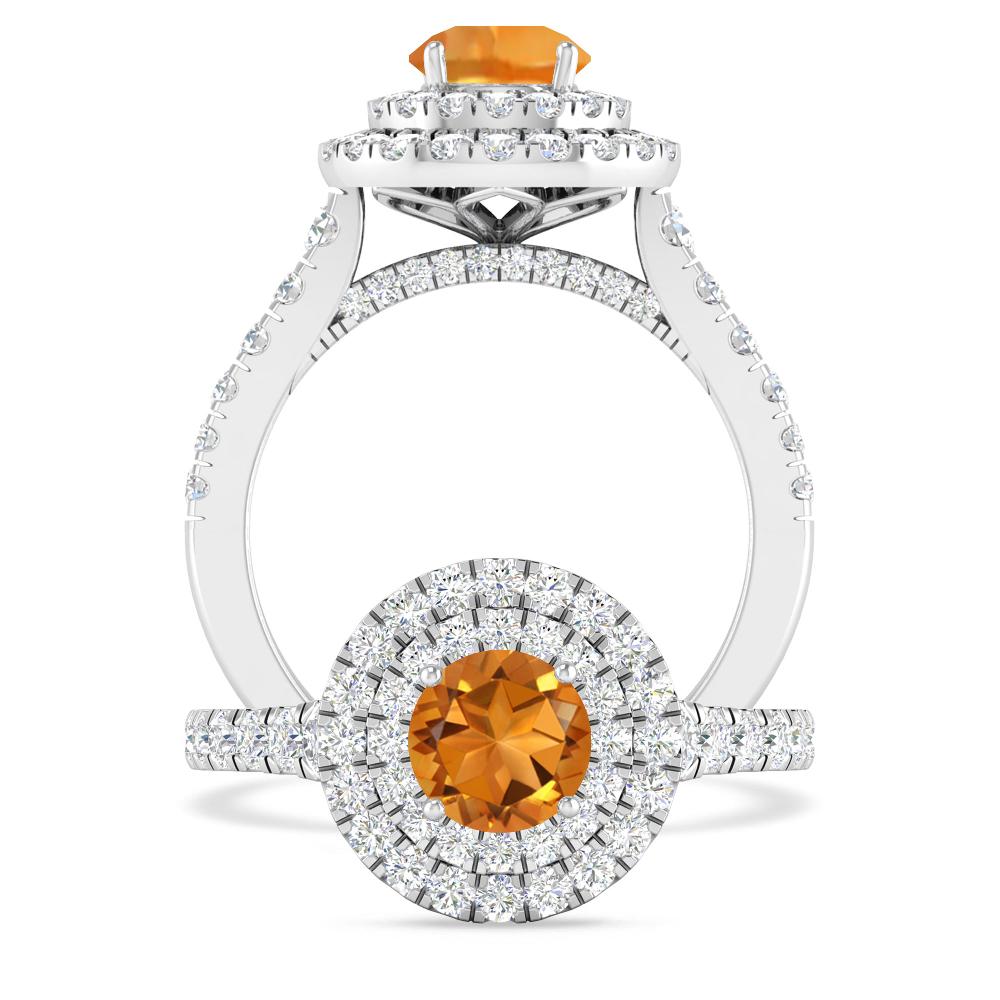 White Gold - Citrine
