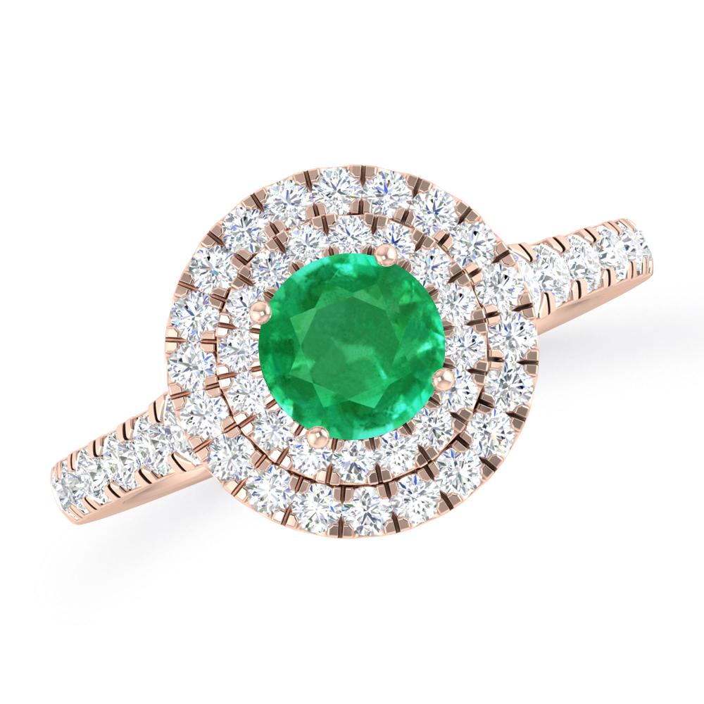 Rose Gold - Emerald
