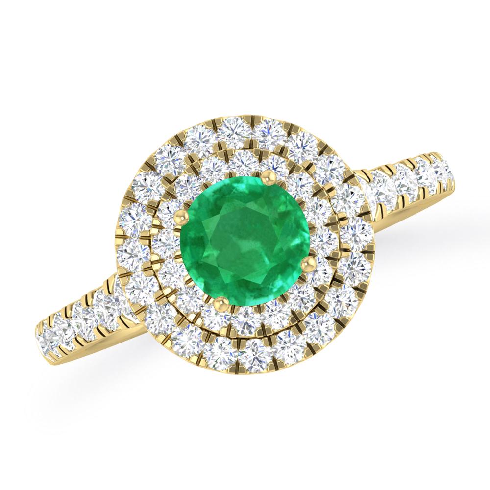 Yellow Gold - Emerald