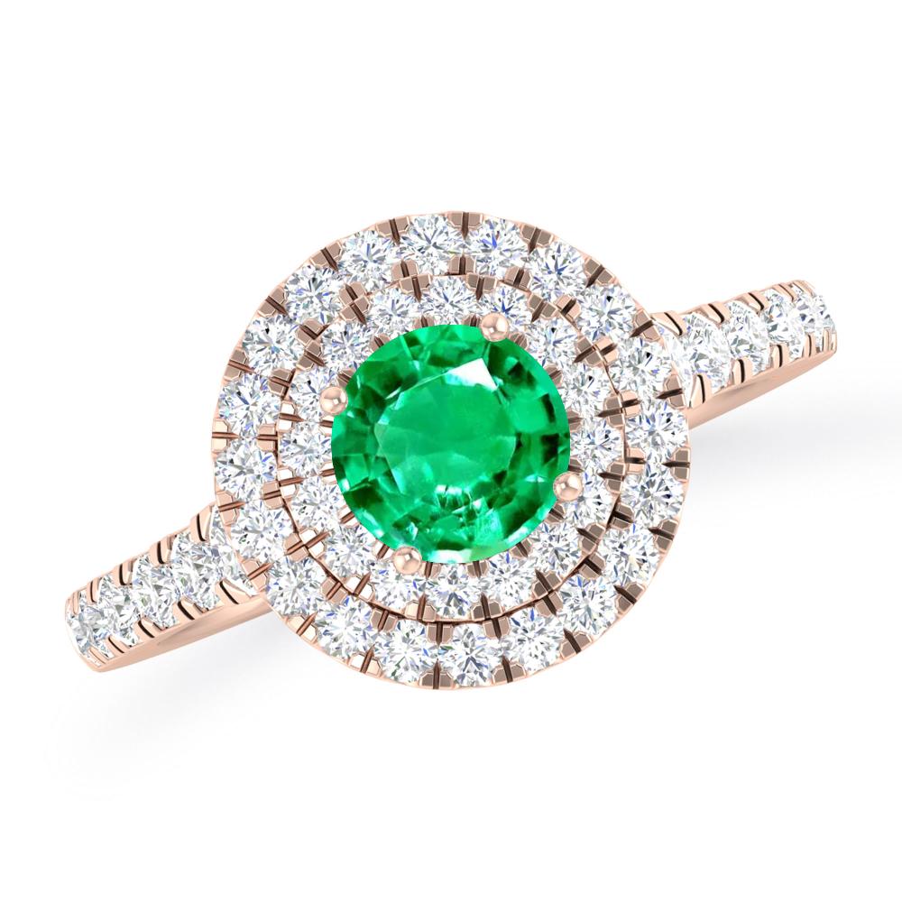 Rose Gold - Emerald