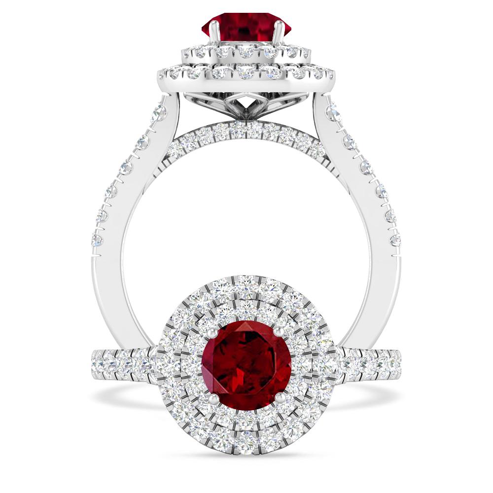 White Gold - Garnet