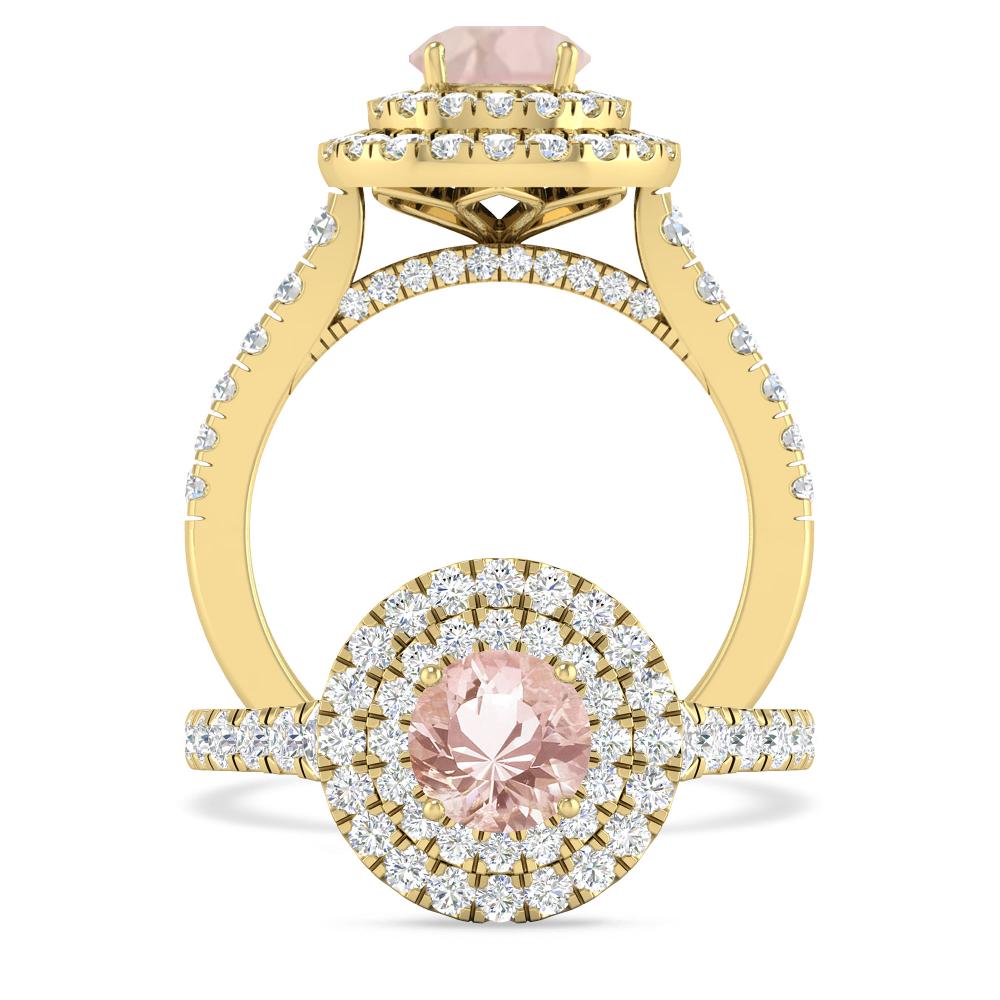 Yellow Gold - Morganite