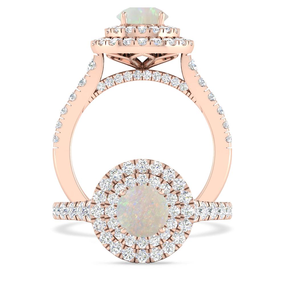 Rose Gold - Opal