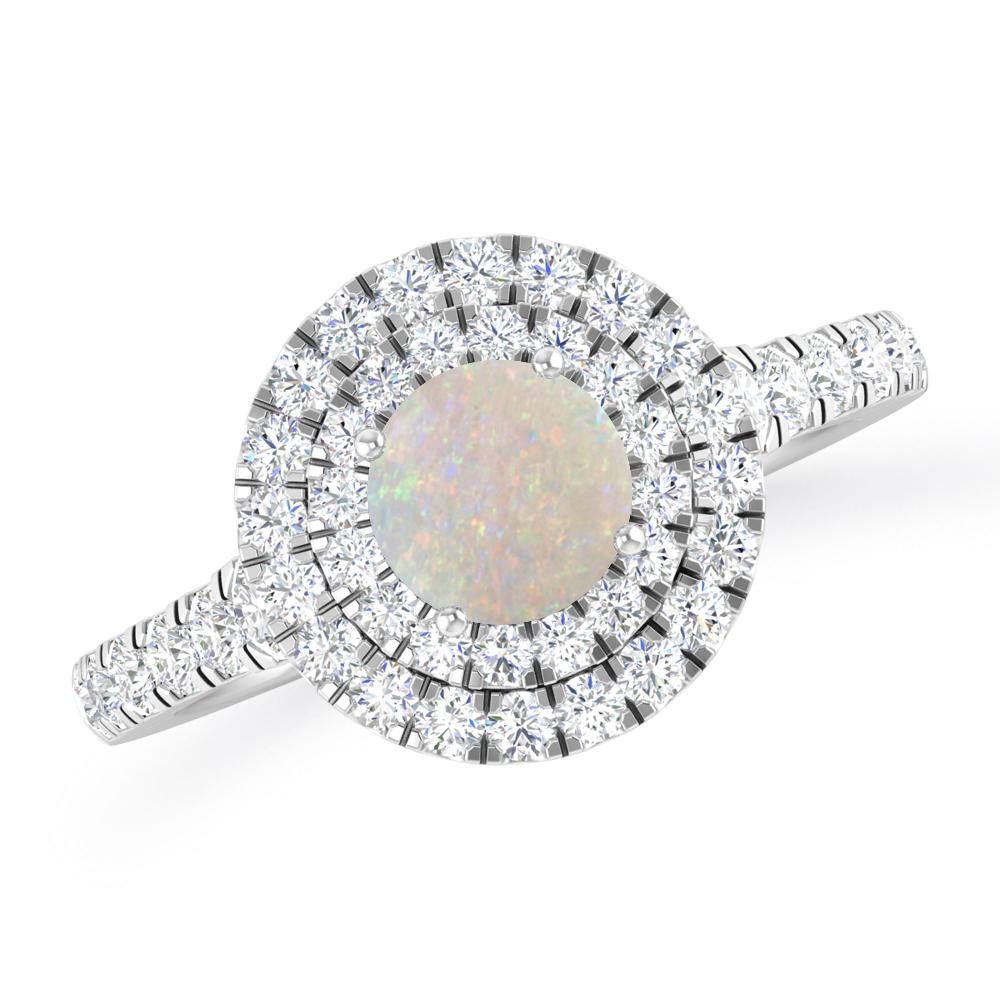 White Gold - Opal