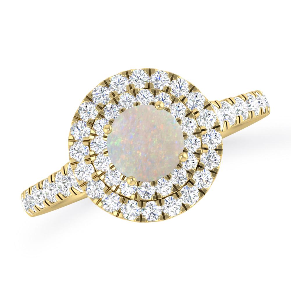 Yellow Gold - Opal