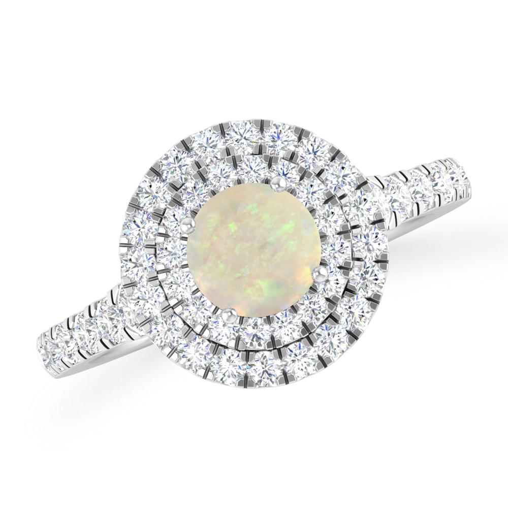 White Gold - Opal