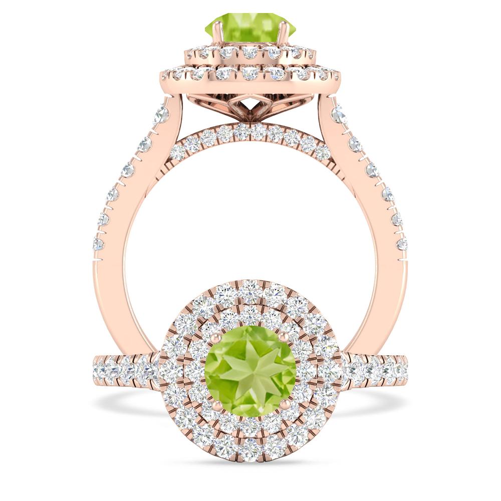 Rose Gold - Peridot