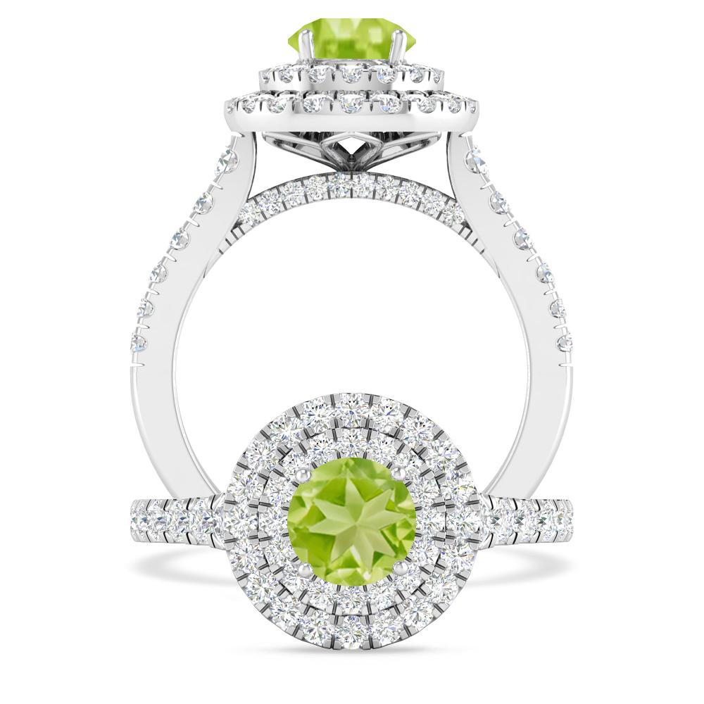 White Gold - Peridot