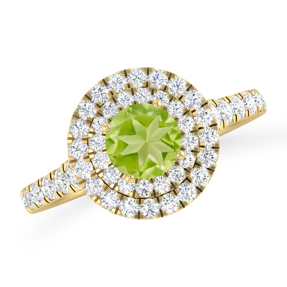 Yellow Gold - Peridot
