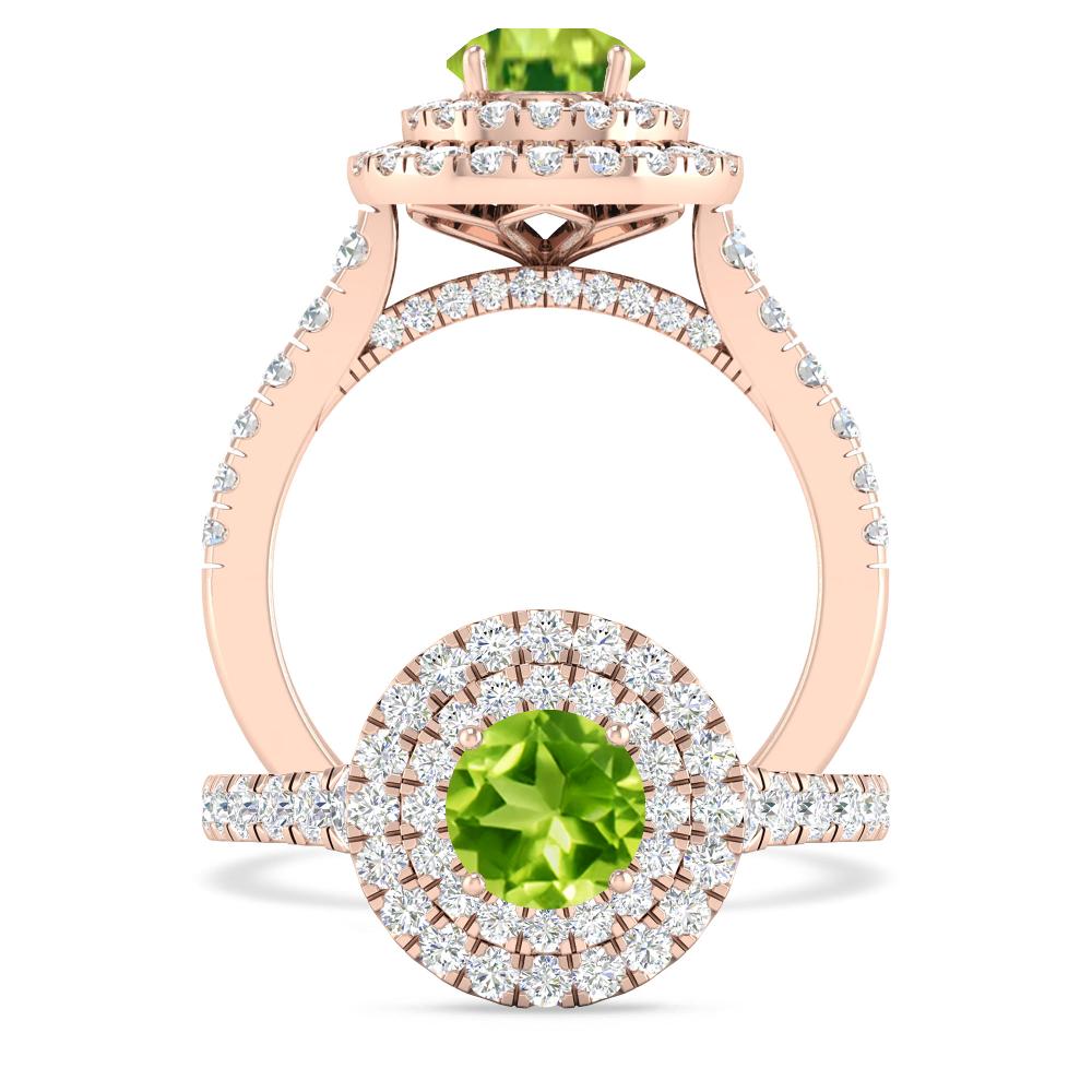 Rose Gold - Peridot