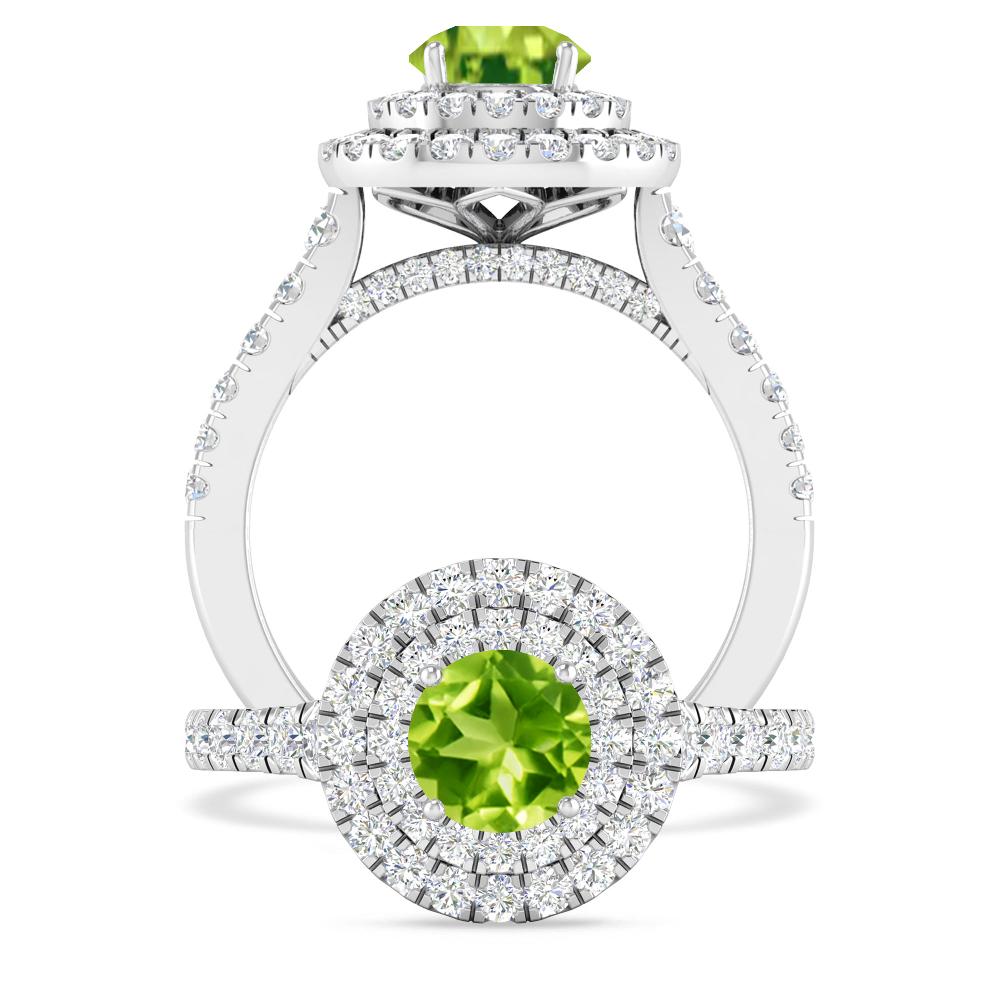 White Gold - Peridot