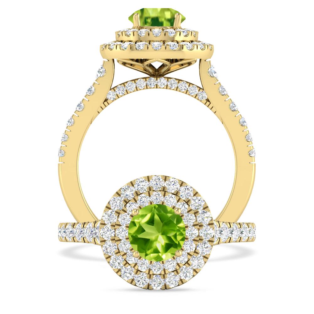 Yellow Gold - Peridot