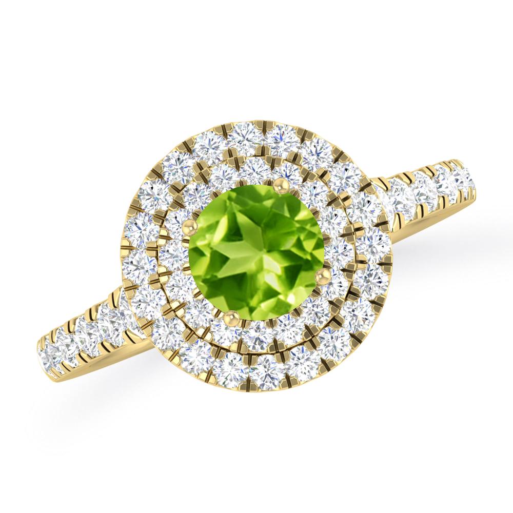 Yellow Gold - Peridot