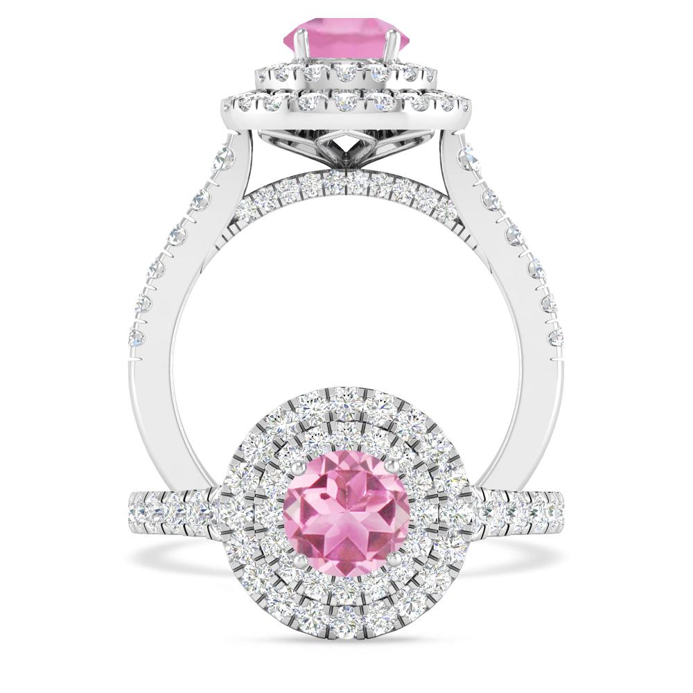 White Gold - Pink Tourmaline