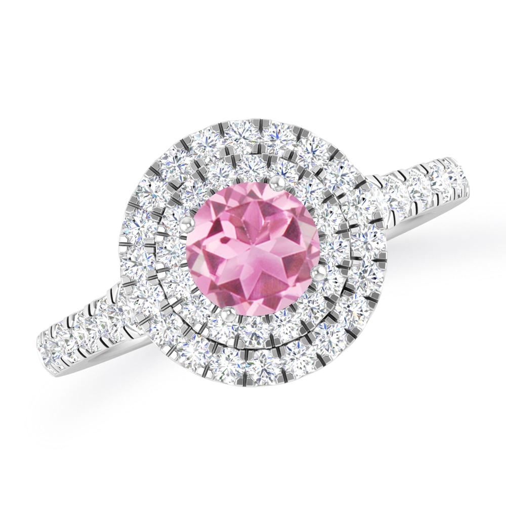 White Gold - Pink Tourmaline