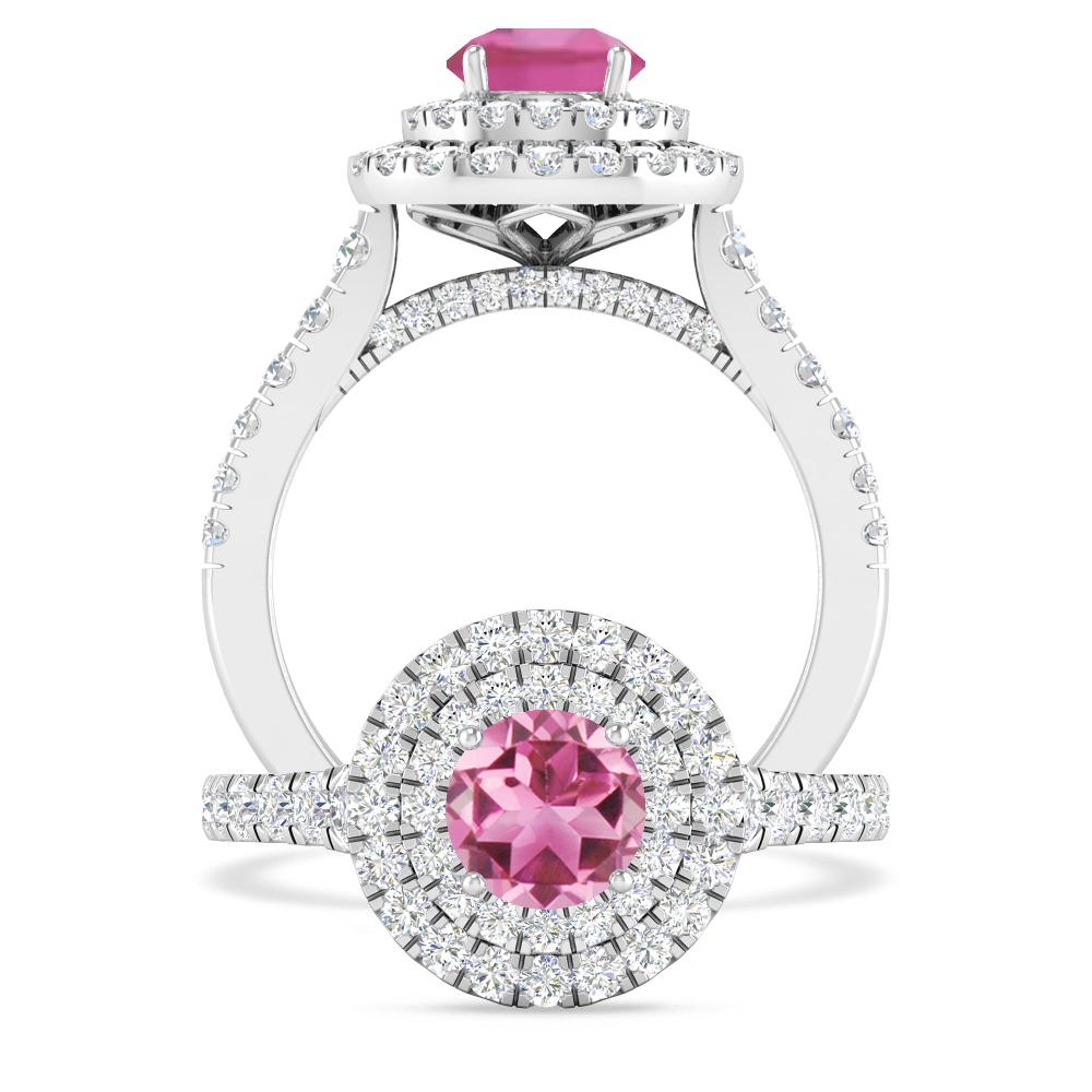 White Gold - Pink Tourmaline