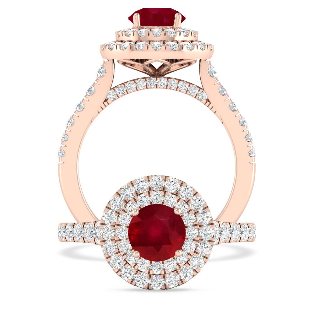 Rose Gold - Ruby