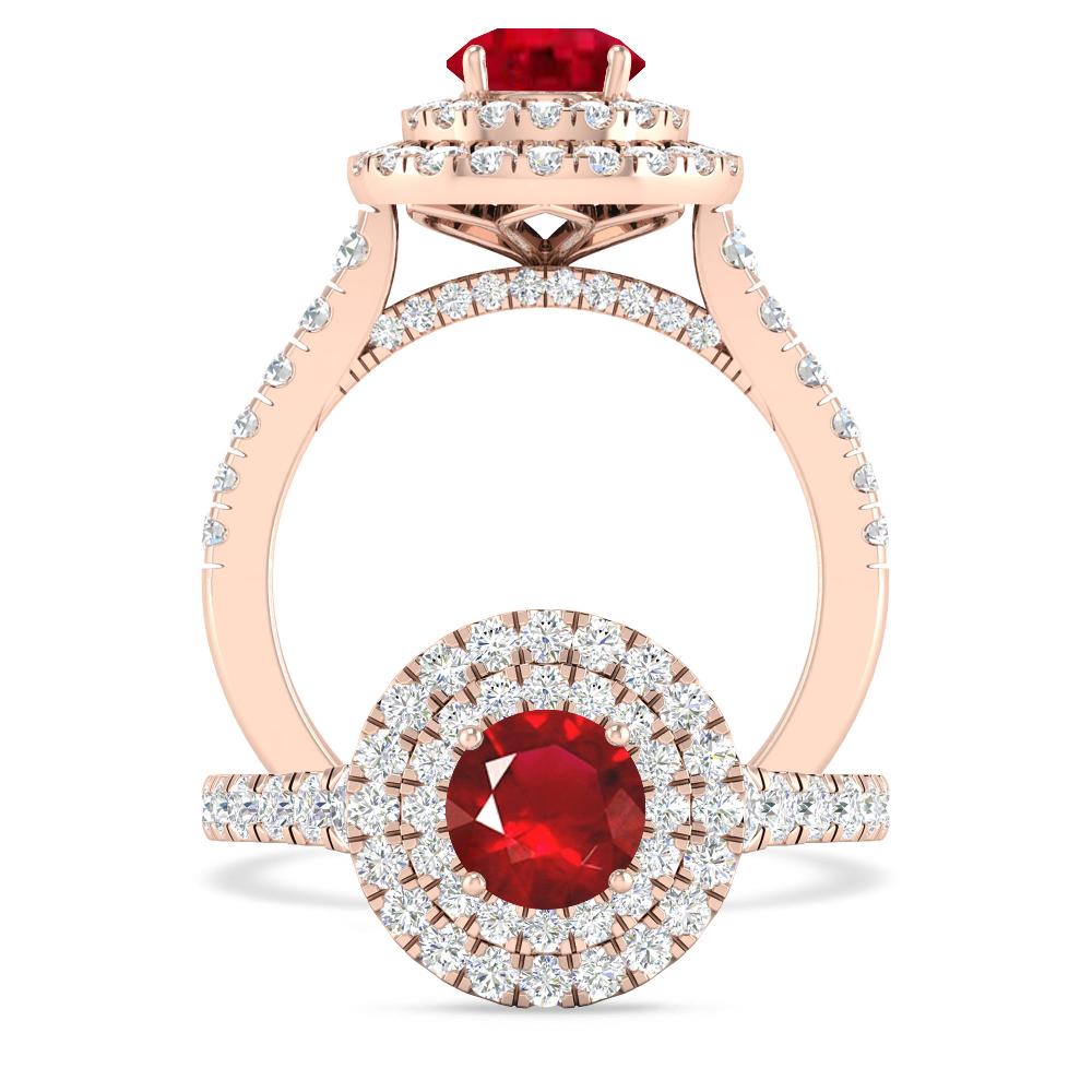 Rose Gold - Ruby