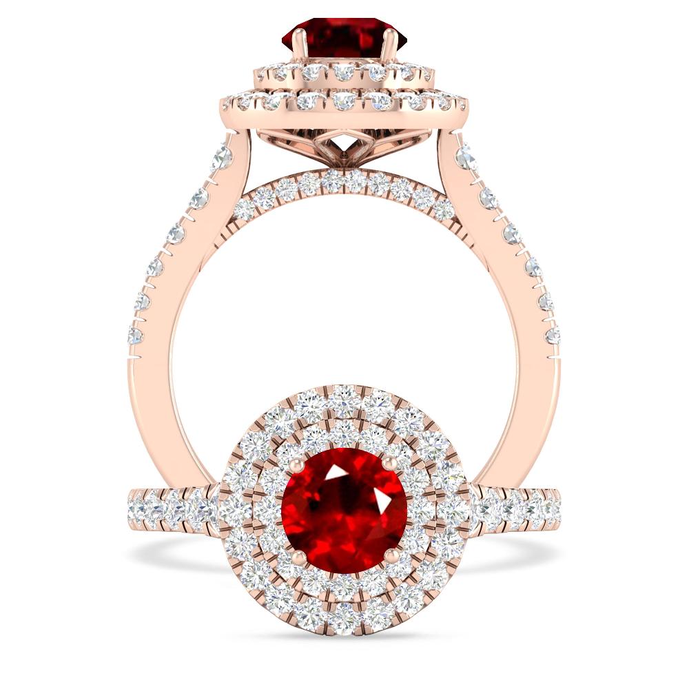 Rose Gold - Ruby