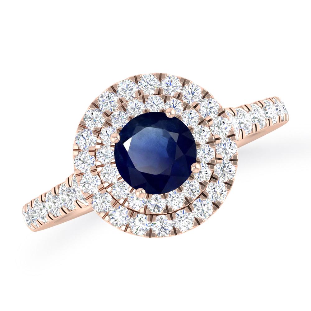 Rose Gold - Sapphire
