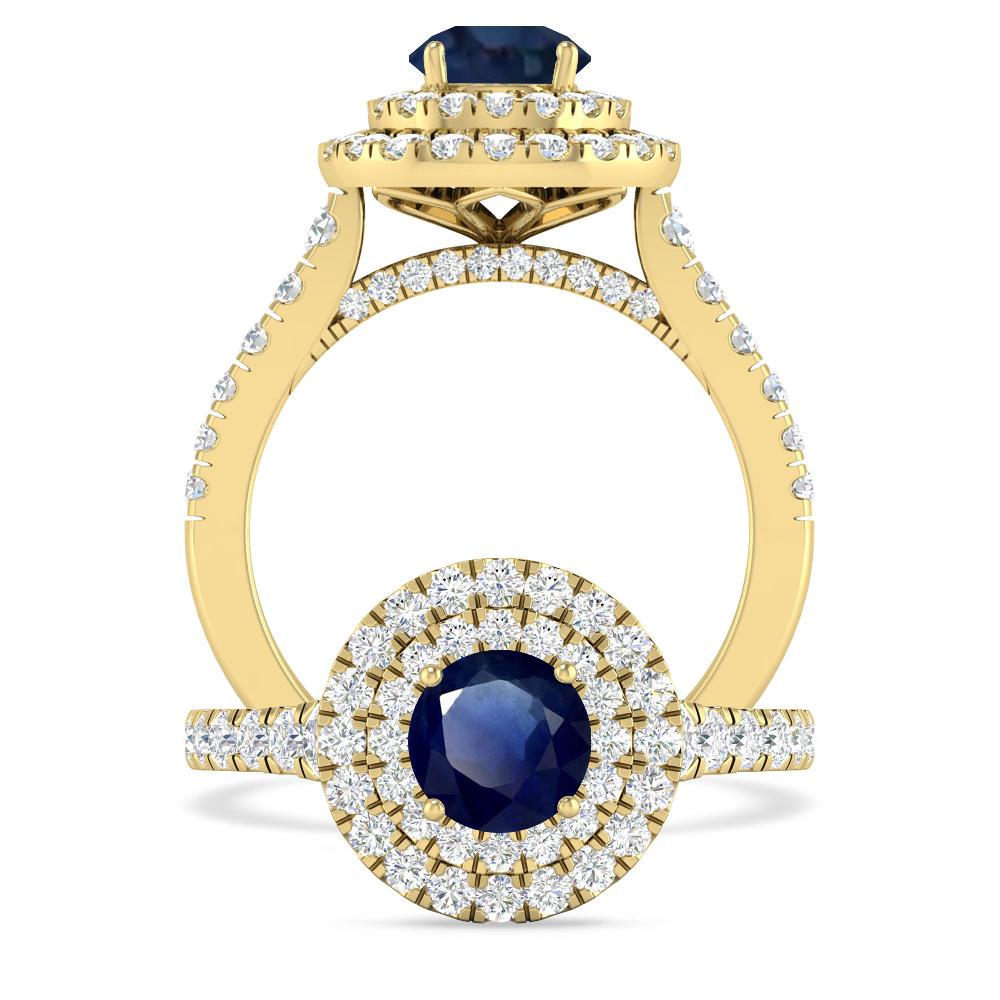Yellow Gold - Sapphire
