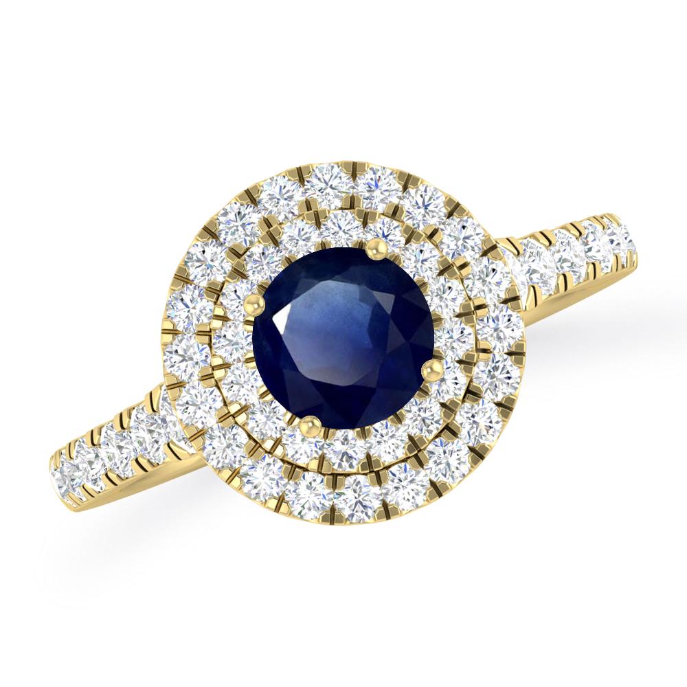 Yellow Gold - Sapphire