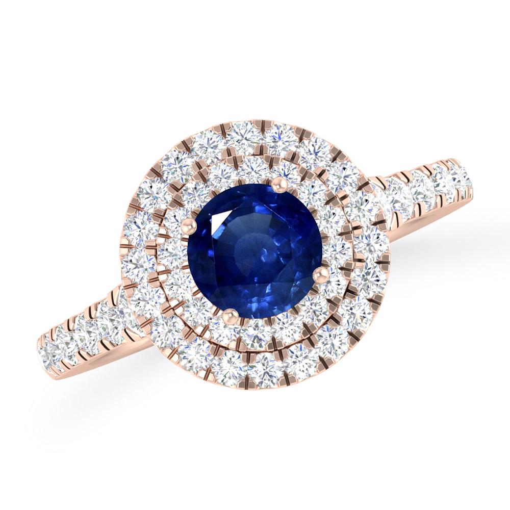 Rose Gold - Sapphire