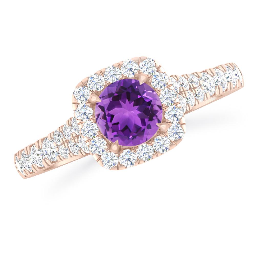 Rose Gold - Amethyst